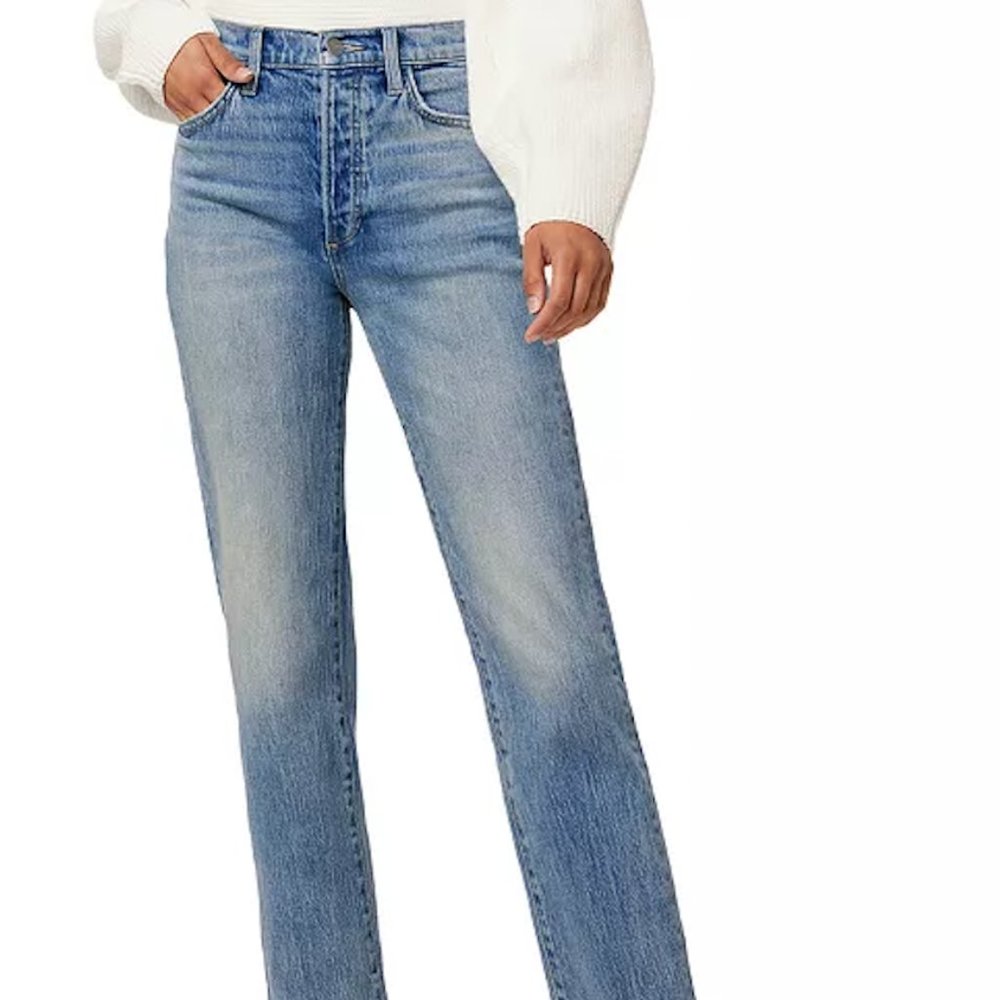 JOE’S JEANS LARA CYBELE MID-RISE STRAIGHT ANKLE JEAN. SIZE: 29